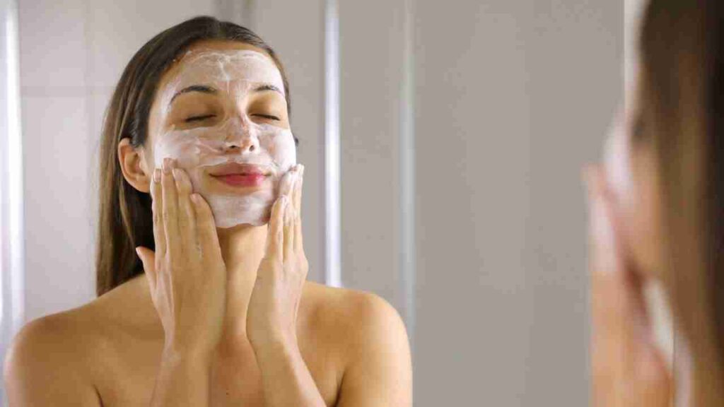 Gram flour and curd face pack